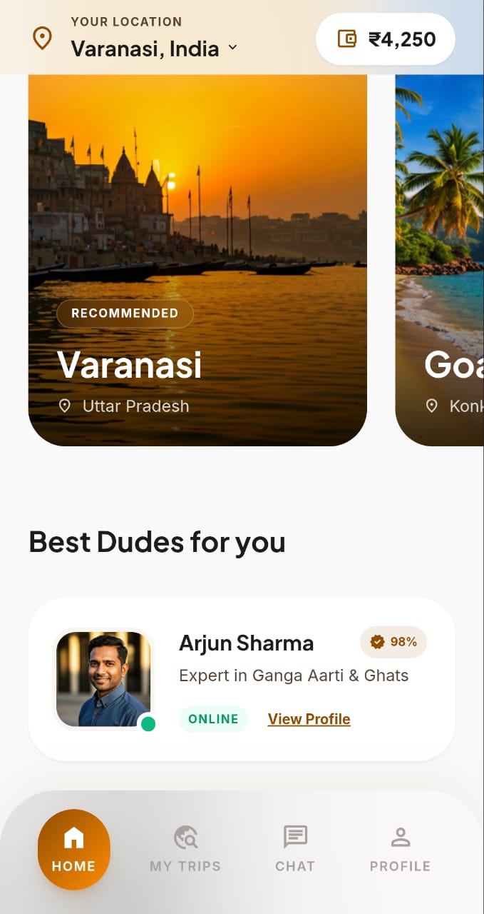 Duedoh app screen 1
